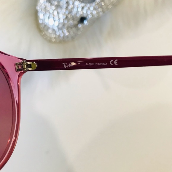 Ray Ban-Pink Round Sunglasses - Picture 5 of 8